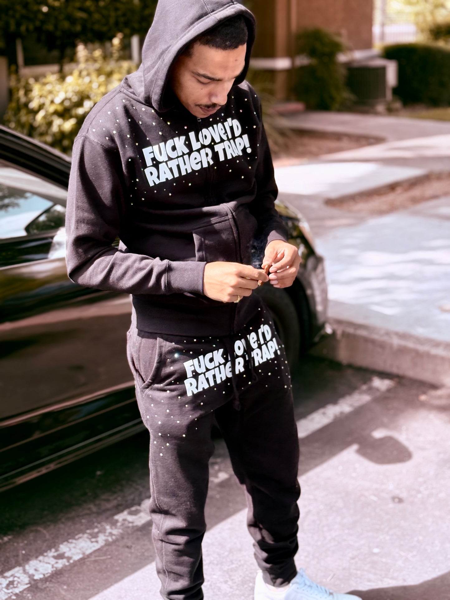 The Motto Stoned Zip-up
