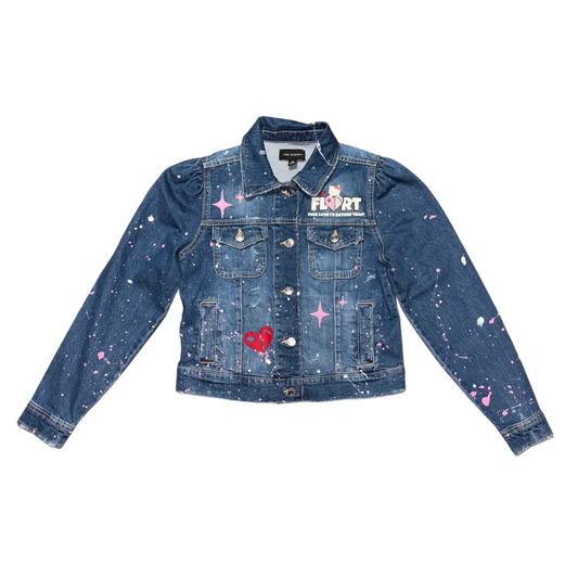 FLIRTxHelloKitty XS jean jacket (1 of 1)