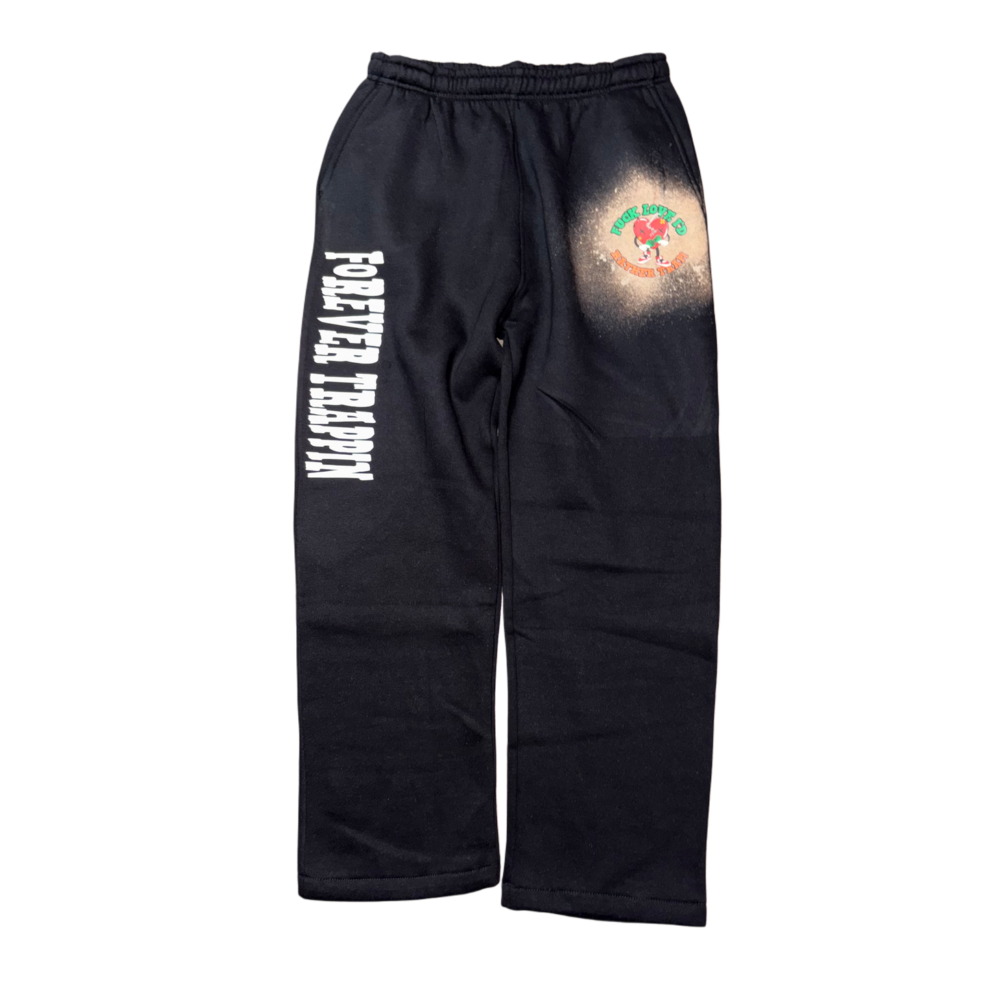 Trappin Heart bleached sweats