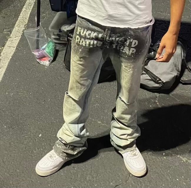 The Motto Stacked Jeans