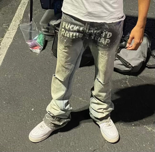 The Motto Stacked Jeans