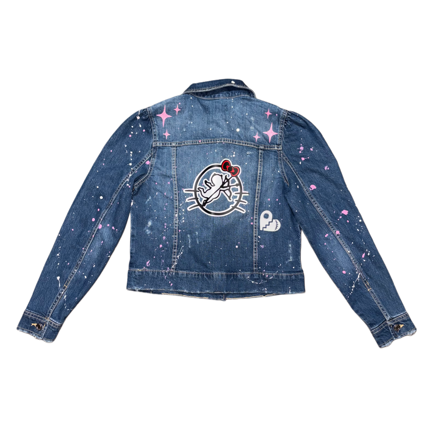 FLIRTxHelloKitty XS jean jacket (1 of 1)