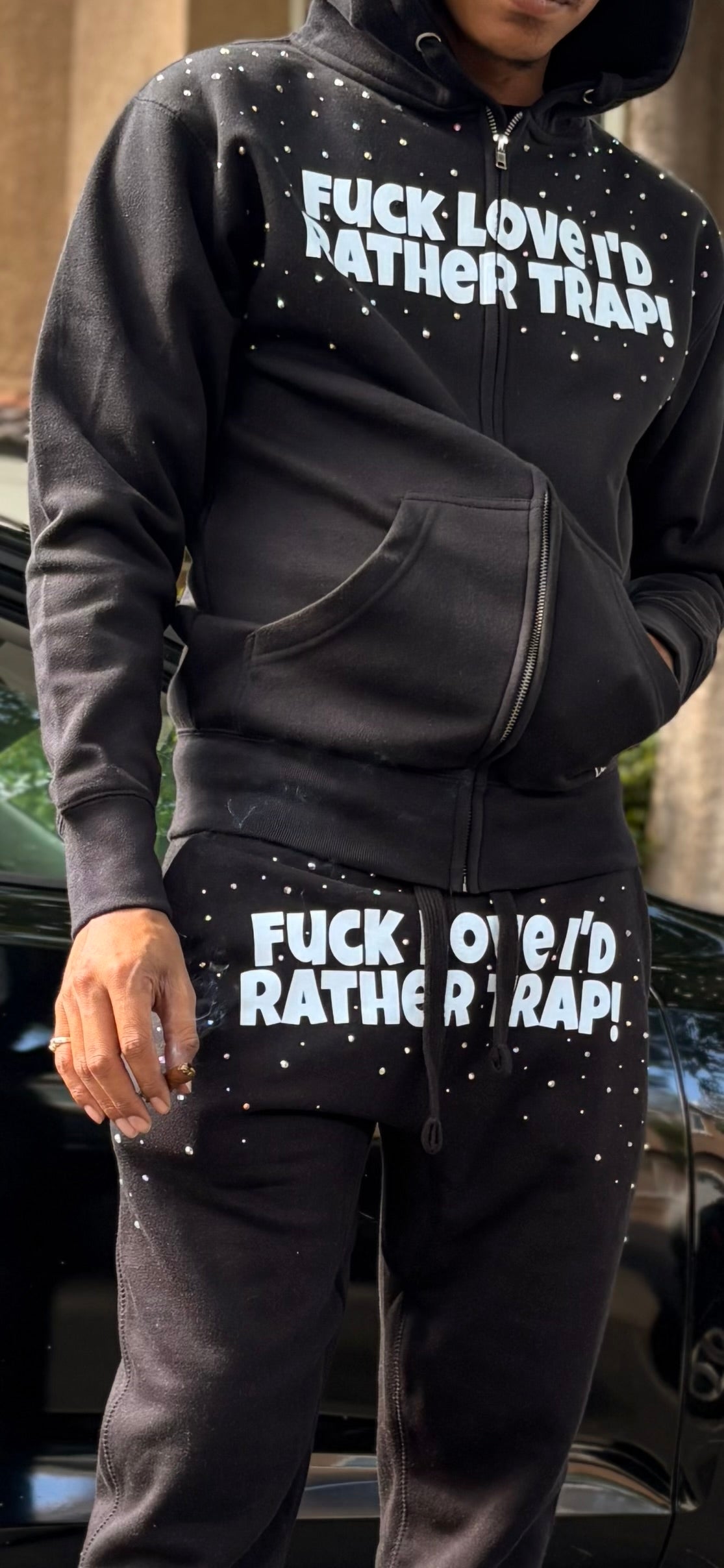 The Motto Stoned Jogger Bottoms