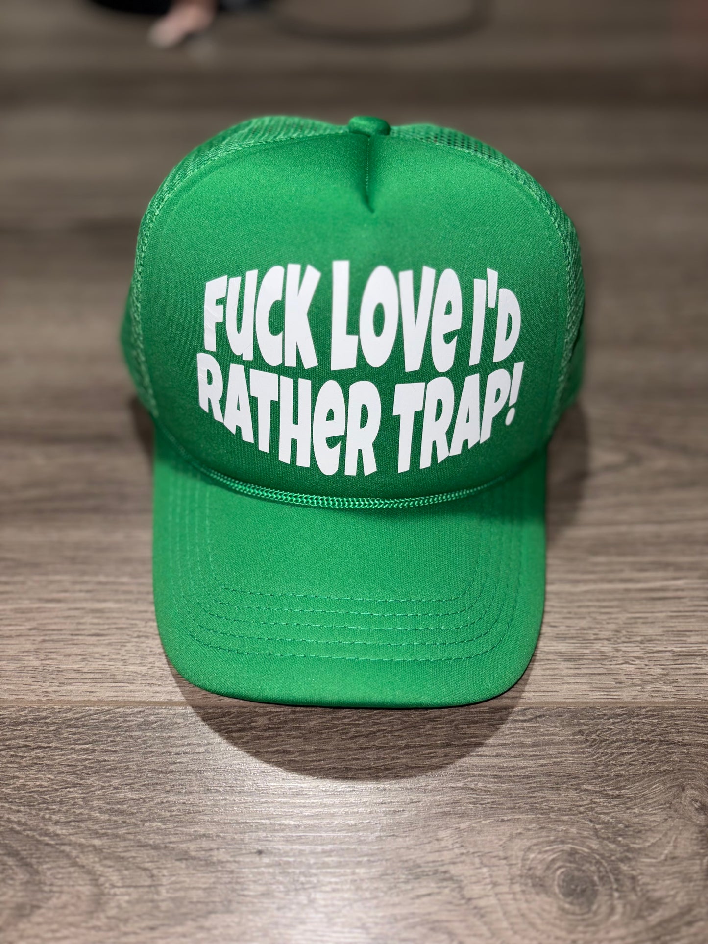 Warped logo Trucker